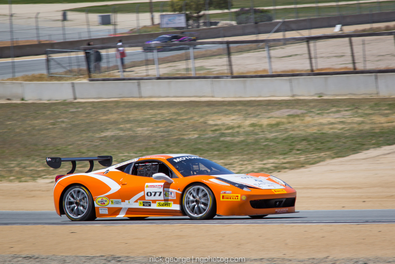 Illustration for article titled Ferrari Challenge at Laguna Seca